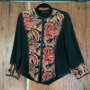 Maggie Shepherd Top with Paisley Embellishments